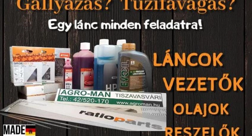 Láncok,vezetők