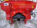 Műtrágyaszóró 1000 KG kéttárcsás, 2 munkahengeres